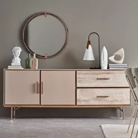 Комод Dogtas Brita 83.2см x 208.7см x 48.8см/ ЛДСП/ Светло кремовый photo 14