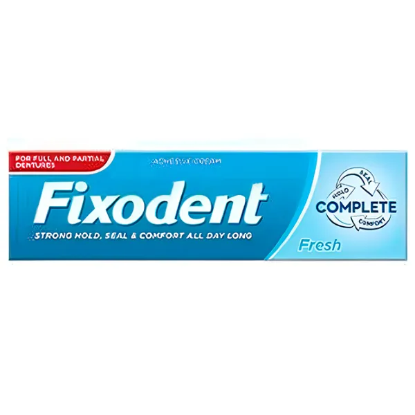 Cremă adezivă pentru proteza dentară Fixodent Complete Fresh 47 g photo 2