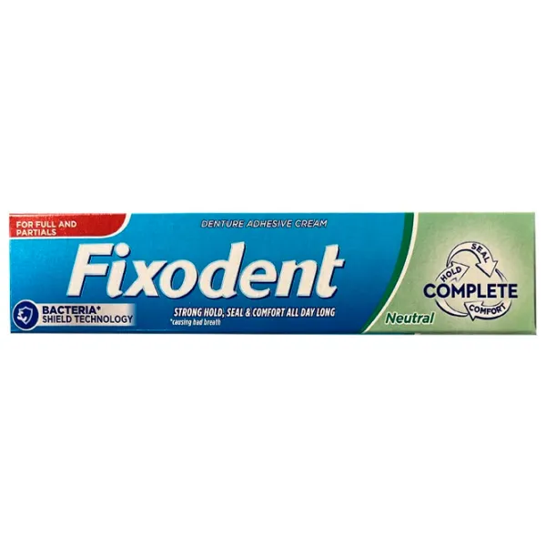 Cremă adezivă pentru proteza dentară Fixodent Complete Neutral 47 g photo 2