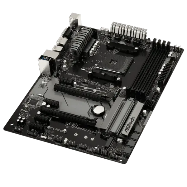 Placă de bază ASRock B450 PRO4 ATX/ AMD B450 photo 3