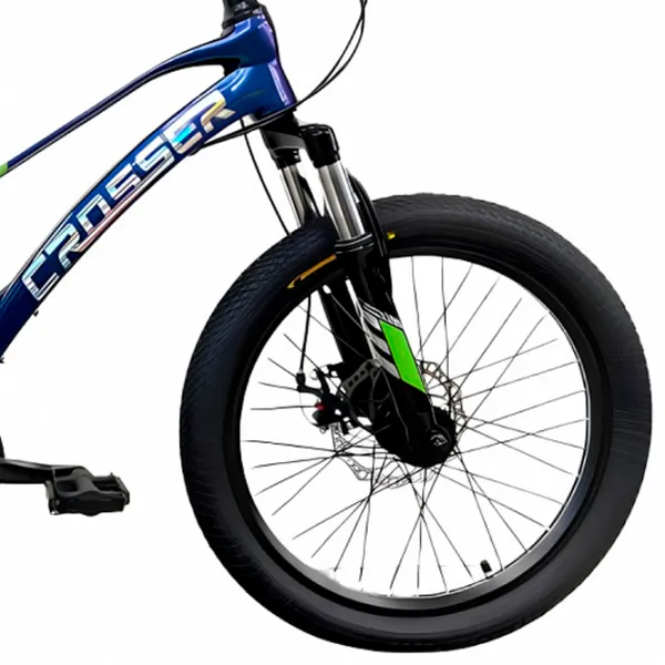 Bicicletă Crosser M-3 20" Aluminiu/ Blue Dark photo 4 Bicicletă Crosser M-3 20" Aluminiu/ Blue Dark photo 4