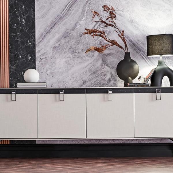 Comodă Dogtas Arora 78.6 x 209.7 x 47.6/ PAL/ Alb photo 5