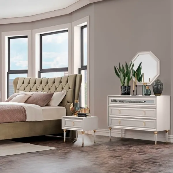 Комод Dogtas Lorenta Jasmin 85.5см x 108.7см x 49см/ ДСП/ Антрацит photo 3