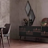 Комод Dogtas Diamond 80.5см x 215.8см x 48.2см/ ДСП/ Орех photo 6