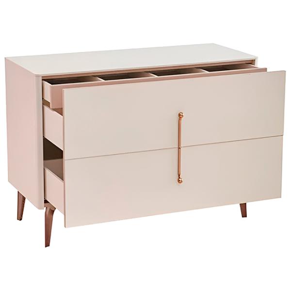 Комод Dogtas Nicole 79.9см x 110.3см x 48.3см/ ДСП/ Кремовый photo 3