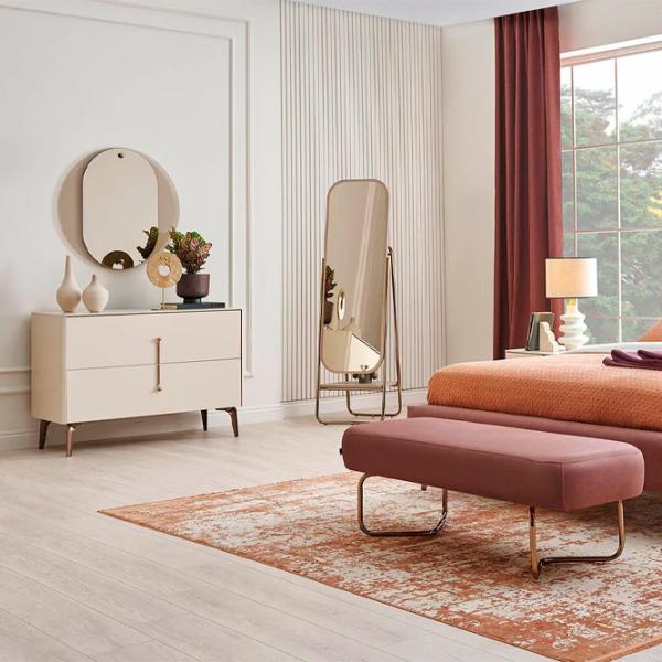 Комод Dogtas Nicole 79.9см x 110.3см x 48.3см/ ДСП/ Кремовый photo 7