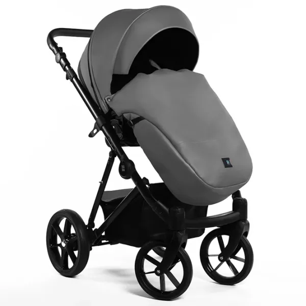 Cărucior pentru copil Dada Prams Nexus EcoLeather 1058033-3/ Dark Gray photo 2 Cărucior pentru copil Dada Prams Nexus EcoLeather 1058033-3/ Dark Gray photo 2
