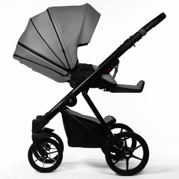 Cărucior pentru copil Dada Prams Nexus EcoLeather 1058033-3/ Dark Gray photo 3 Cărucior pentru copil Dada Prams Nexus EcoLeather 1058033-3/ Dark Gray photo 3