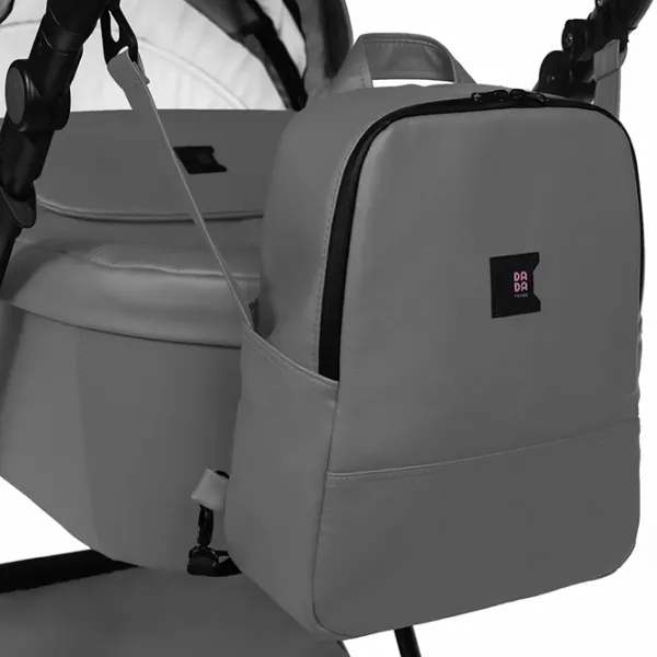 Cărucior pentru copil Dada Prams Nexus EcoLeather 1058033-3/ Dark Gray photo 4 Cărucior pentru copil Dada Prams Nexus EcoLeather 1058033-3/ Dark Gray photo 4