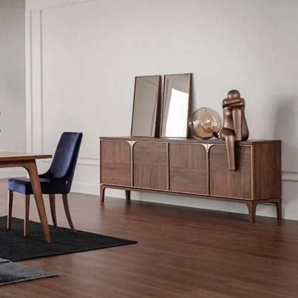 Comodă Dogtas Gold 81 x 222.2 x 49/ PAL/ Nuc photo 5