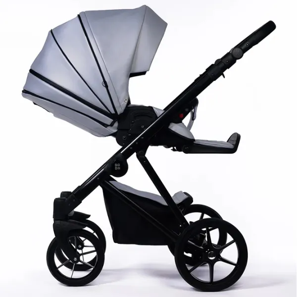 Cărucior pentru copil Dada Prams Nexus EcoLeather 1058033-4/ Gray photo 3 Cărucior pentru copil Dada Prams Nexus EcoLeather 1058033-4/ Gray photo 3