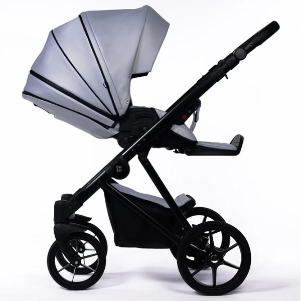 Cărucior pentru copil Dada Prams Nexus EcoLeather 1058033-4/ Gray photo 3 Cărucior pentru copil Dada Prams Nexus EcoLeather 1058033-4/ Gray photo 3