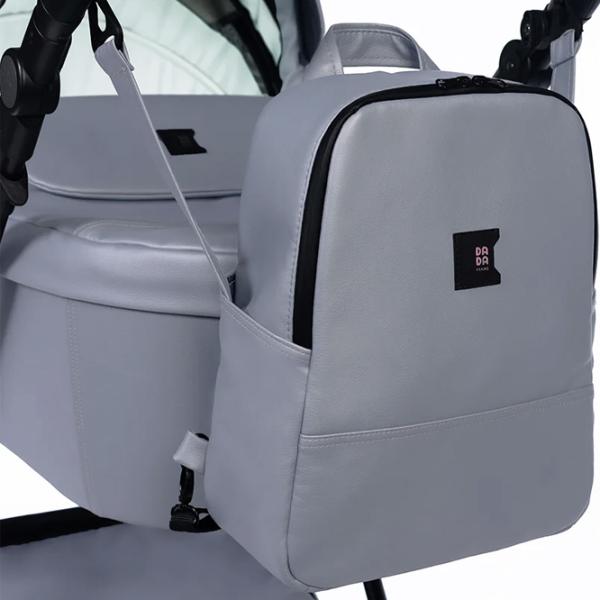 Cărucior pentru copil Dada Prams Nexus EcoLeather 1058033-4/ Gray photo 4 Cărucior pentru copil Dada Prams Nexus EcoLeather 1058033-4/ Gray photo 4