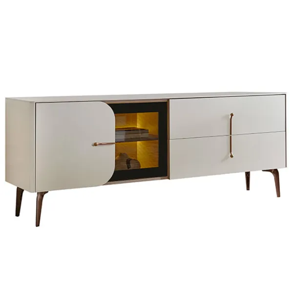 Комод Dogtas Milena 78.8см x 204.3см x 48.3см/ ДСП/ Белый photo 2