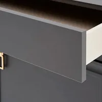 Комод Dogtas Lorenta 85см x 215.6см x 49см/ ДСП/ Антрацит photo 6
