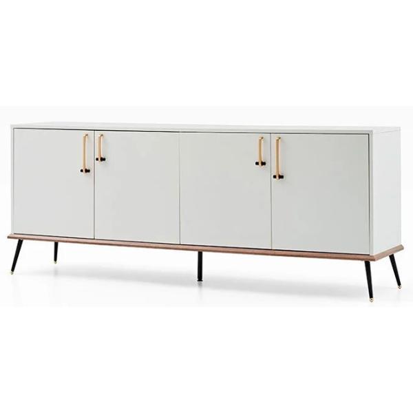 Комод Dogtas Larina 82.6см x 209.8см x 47.5см/ ДСП/ Белый photo 2