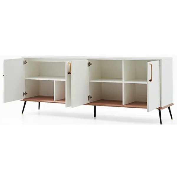 Комод Dogtas Larina 82.6см x 209.8см x 47.5см/ ДСП/ Белый photo 3