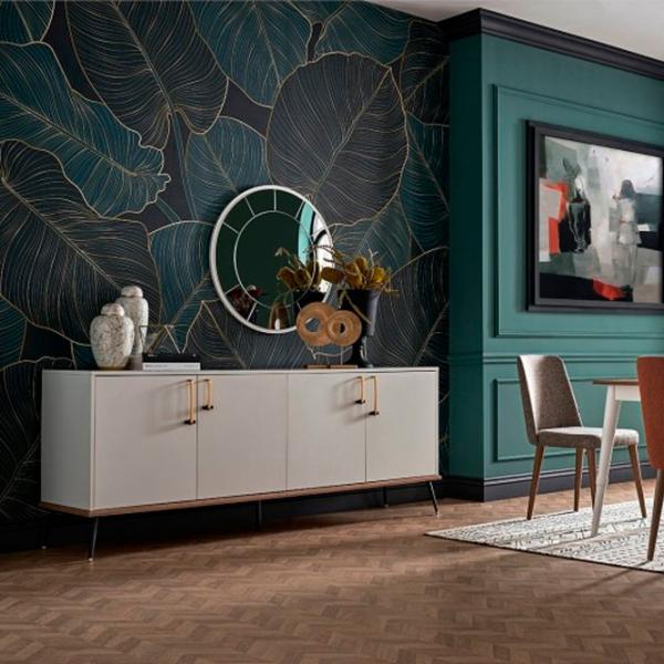 Комод Dogtas Larina 82.6см x 209.8см x 47.5см/ ДСП/ Белый photo 7