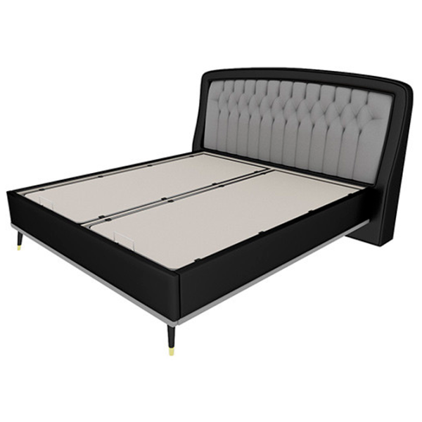 Кровать Dogtas Diamond 160 x 200 см/ ЛДСП/ Черный photo 4