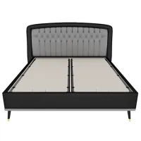 Кровать Dogtas Diamond 160 x 200 см/ ЛДСП/ Черный photo 6