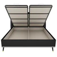 Кровать Dogtas Diamond 160 x 200 см/ ЛДСП/ Черный photo 7