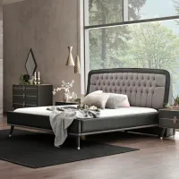 Кровать Dogtas Diamond 160 x 200 см/ ЛДСП/ Черный photo 2