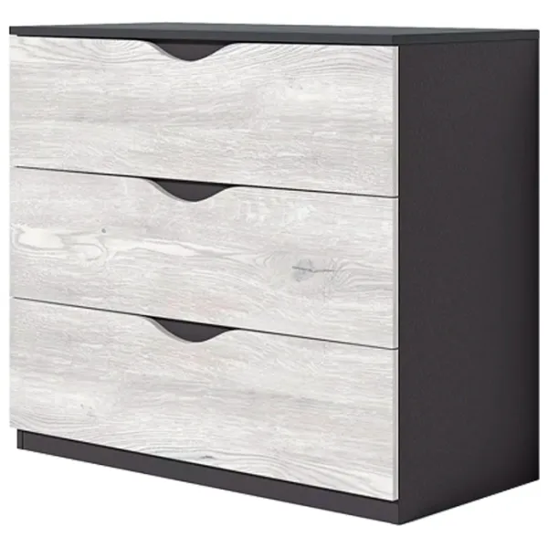 Комод Ambianta Happy 89см x 100см x 48.3см/ ДСП/ Белый самоа photo 2