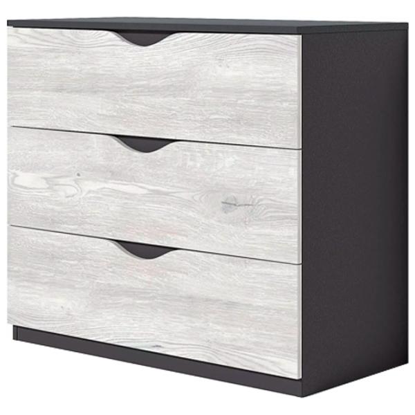 Комод Ambianta Happy 89см x 100см x 48.3см/ ДСП/ Белый самоа photo 2