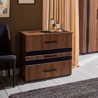 Comodă Ambianta Fenix 76.5 x 82.5 x 40/ LPAL/ Nuc photo 2