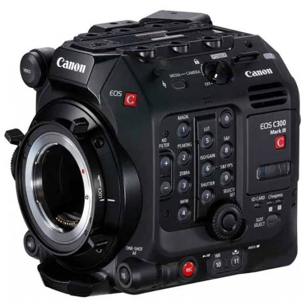 Видеокамера Canon EOS C300 Mark III EU-V2 3840 x 2160пкс/ Черный photo 3
