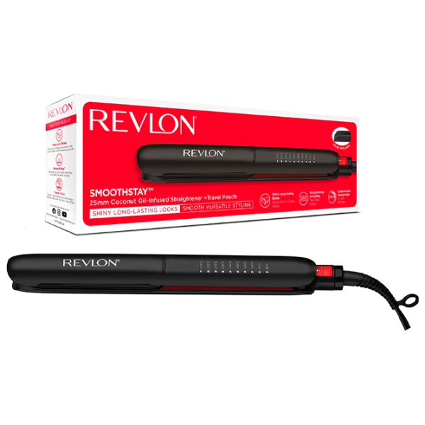 Placă de îndreptat părul Revlon RVST2211PE Red Black photo 5