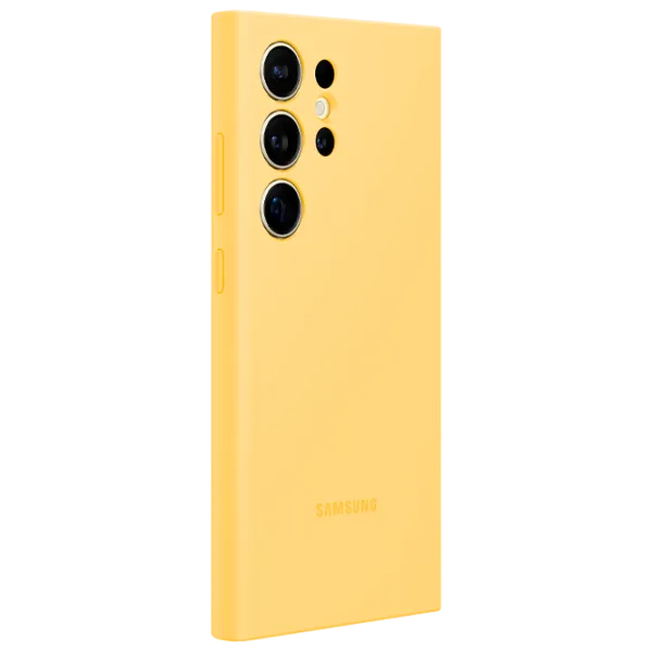 Чехол для смартфона Samsung Galaxy S24 Ultra Samsung/ Back/ TPU/ Желтый photo 3