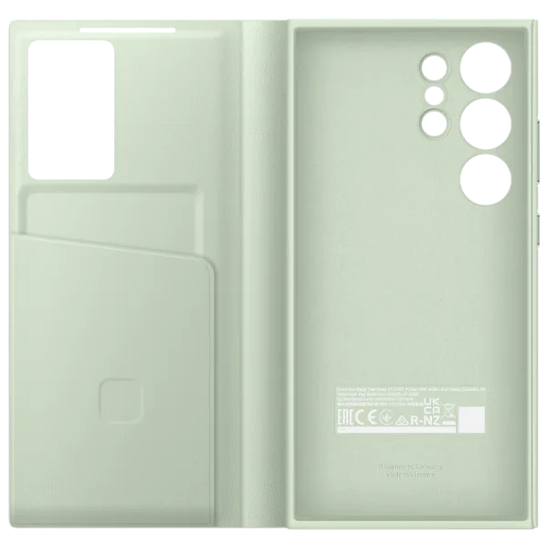 Чехол для смартфона Samsung Galaxy S24 Ultra Samsung/ Smart View Wallet/ PC/ Светлый Green photo 5