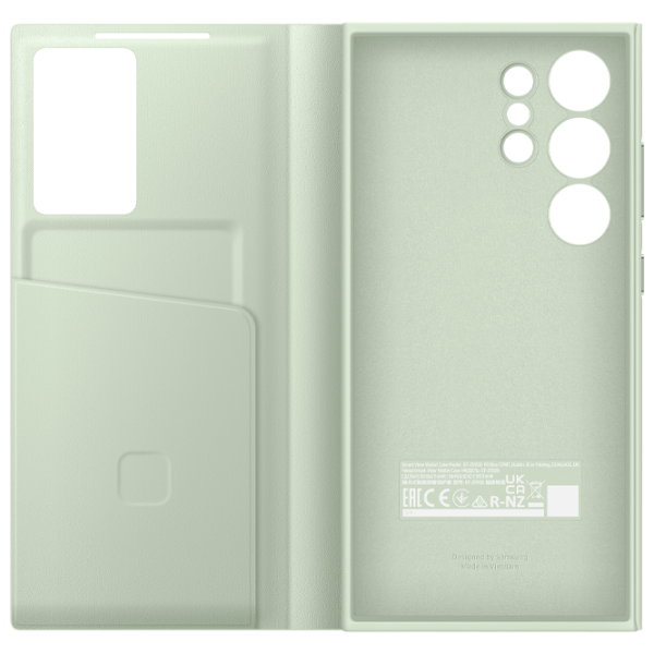 Чехол для смартфона Samsung Galaxy S24 Ultra Samsung/ Smart View Wallet/ PC/ Светлый Green photo 5