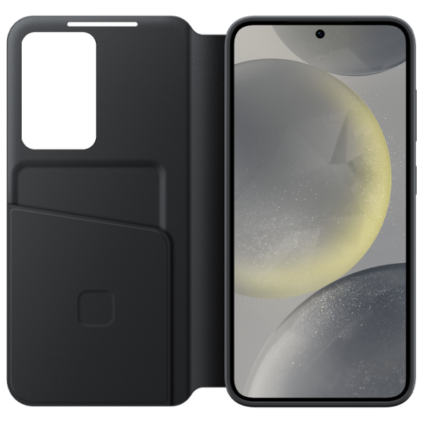 Husă pentru smartphone Samsung Galaxy S24 Samsung/ Smart View Wallet/ PC/ Black photo 3