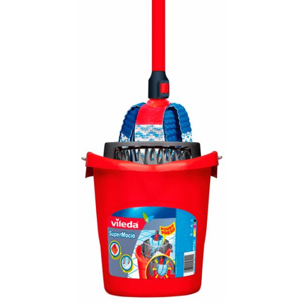 Găleată Vileda Supermocio Bucket&Wringer Red photo 2