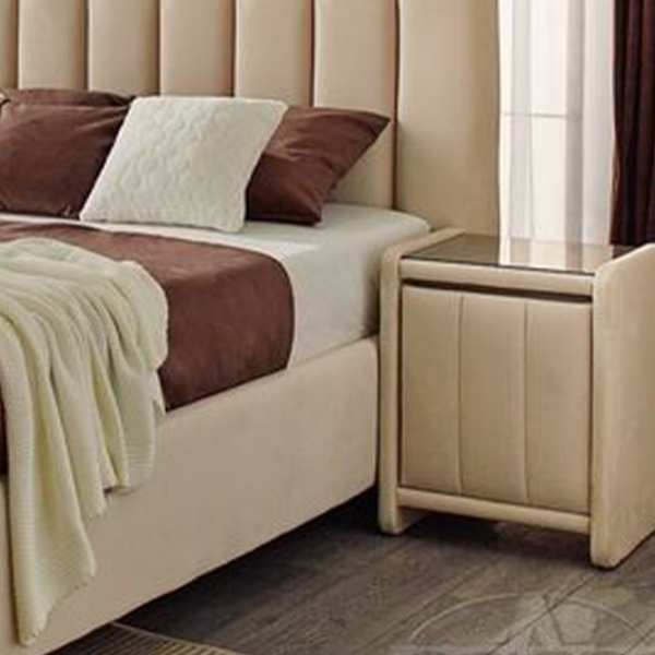Тумбочки Ambianta Fancy 59.5см x 47.5см x 45.5см/ ЛДСП/ Бежевый photo 2