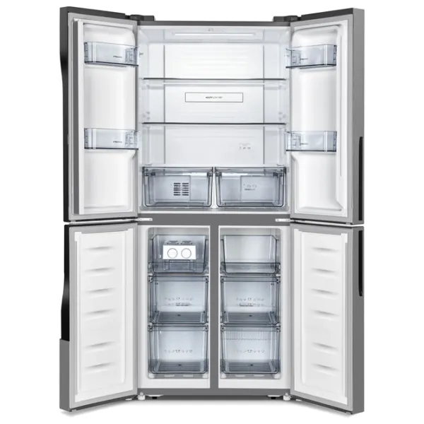 Frigider Gorenje NRM8181MX cu congelator jos 427 l / 181.6 cm / Inox photo 3