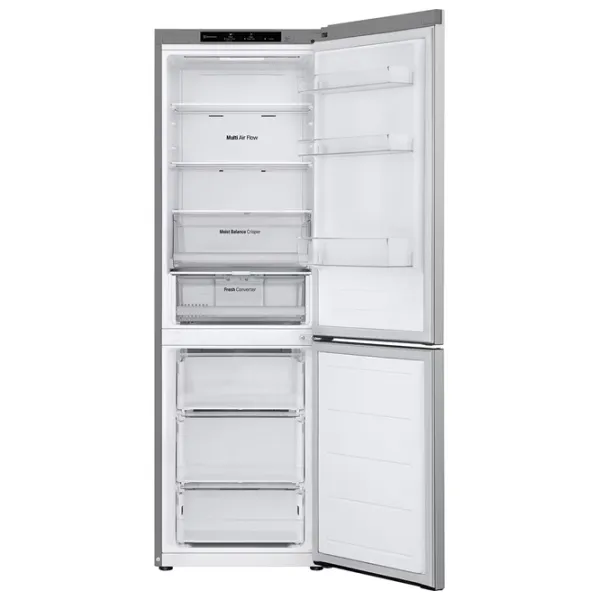 Frigider LG GBV3100DPY cu congelator jos 344 l / 186 cm / Inox photo 5