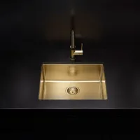 Chiuvetă Alveus Kombino 50 54 x 44 / Oțel inoxidabil / Gold photo 2