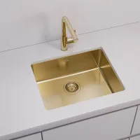 Chiuvetă Alveus Kombino 50 54 x 44 / Oțel inoxidabil / Gold photo 3