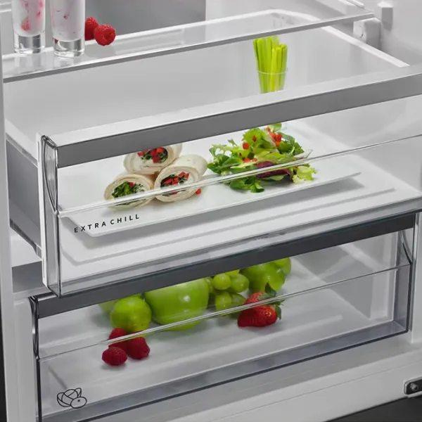 Frigider AEG RCB836C5MX cu congelator jos 367 l / 201 cm / Inox photo 6