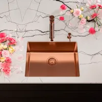 Chiuvetă Alveus Kombino 50 54 x 44 / Oțel inoxidabil / Copper photo 2
