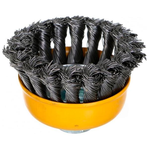 Perie cupă din sârmă răsucită Tolsen 77507 75 mm photo 2
