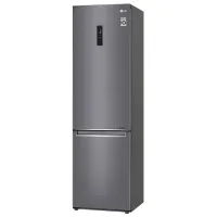 Frigider LG GBP32DSKZN cu congelator jos 384 l / 203 cm / Inox photo 2