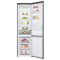 Frigider LG GBP32DSKZN cu congelator jos 384 l / 203 cm / Inox photo 4