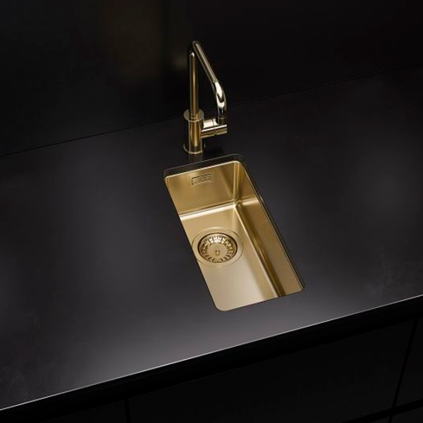 Chiuvetă Alveus Kombino 10 43.7 x 21.7 / Oțel inoxidabil / Gold photo 2