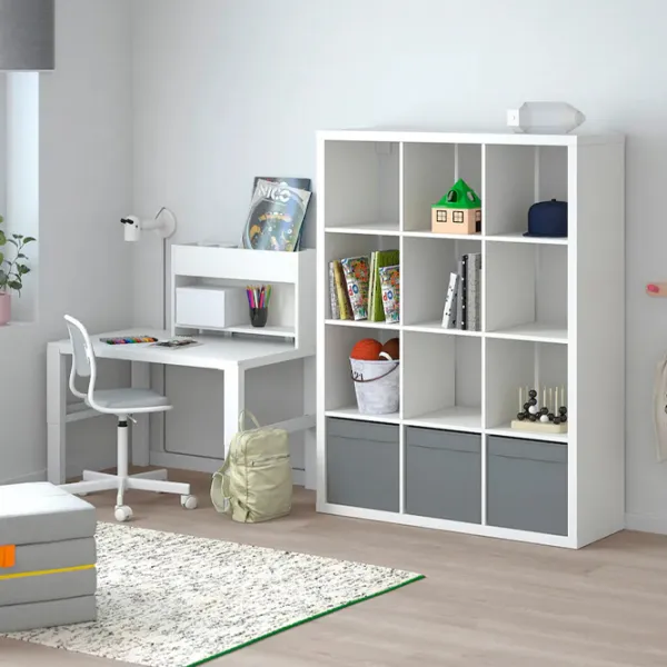 Etajeră Ikea Kallax 147 x 112 x 39 cm/ PAL/ White photo 2