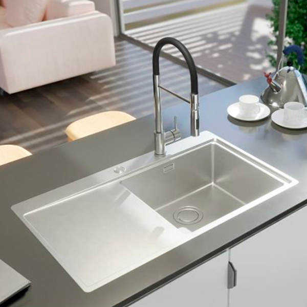 Кухонная мойка Alveus Pure Up 40 79 x 52.5 / Нержавеющая сталь / Серебряный photo 2