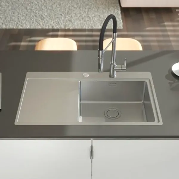 Кухонная мойка Alveus Pure Up 40 79 x 52.5 / Нержавеющая сталь / Серебряный photo 3